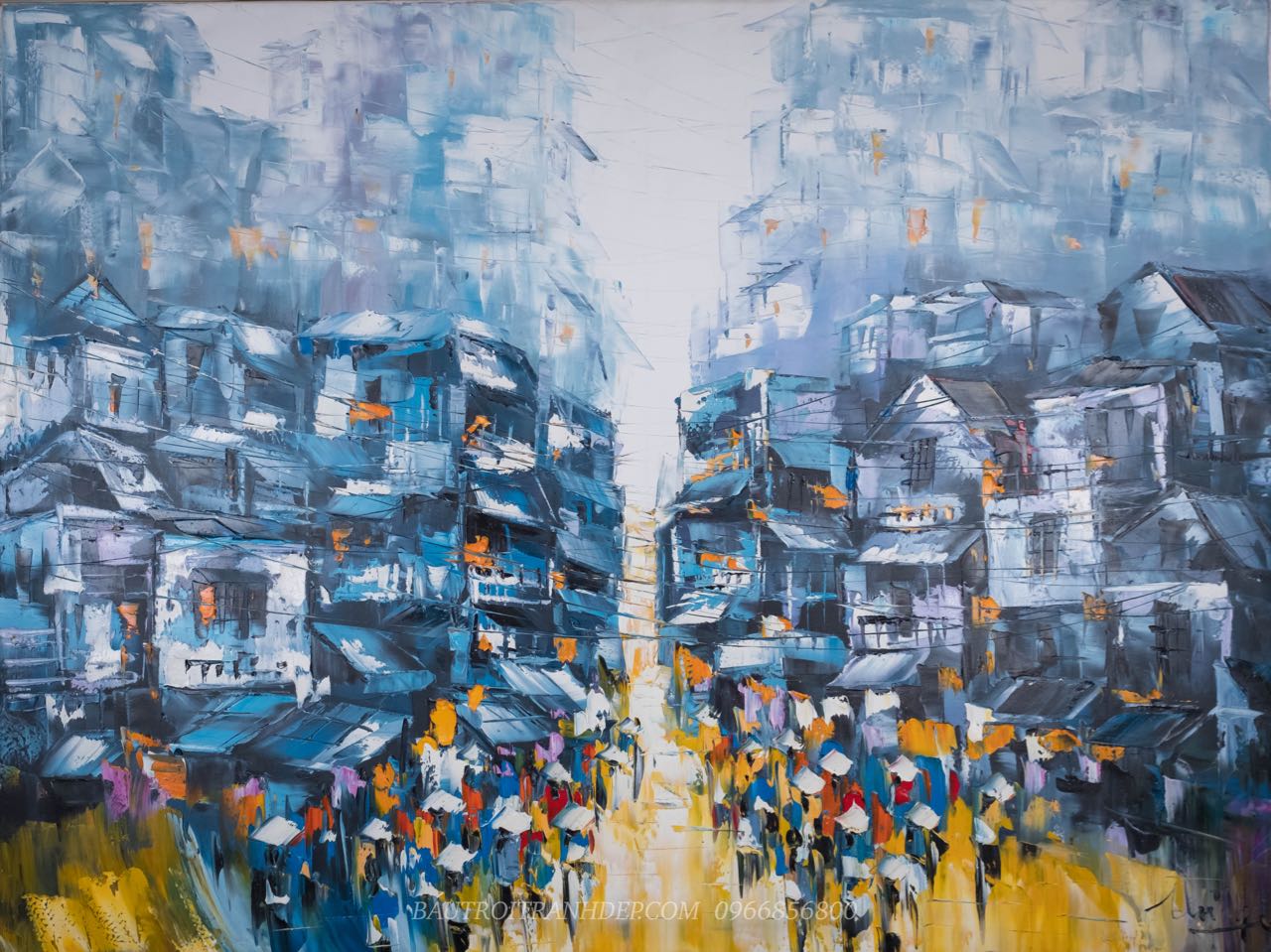 Tranh Sơn Dầu Phố